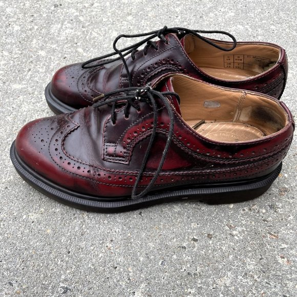 Dr Martens 14041 Brogues Arcadia Made in England Men Sz 6 Women Sz 7 UK Sz 5 VTG main image 16